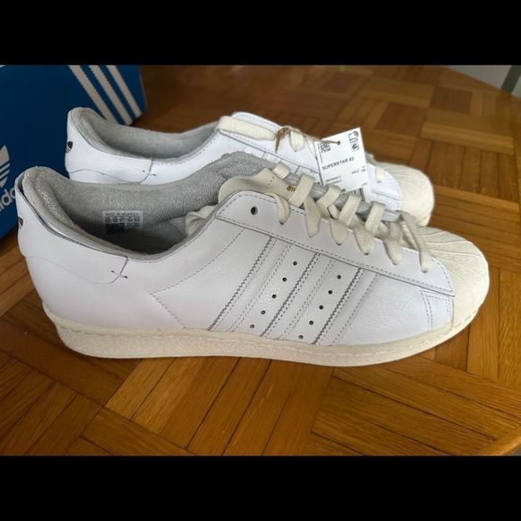 Adidas Superstar 82 Men’s off white sneakers NEW in box! - Picture 6 of 7